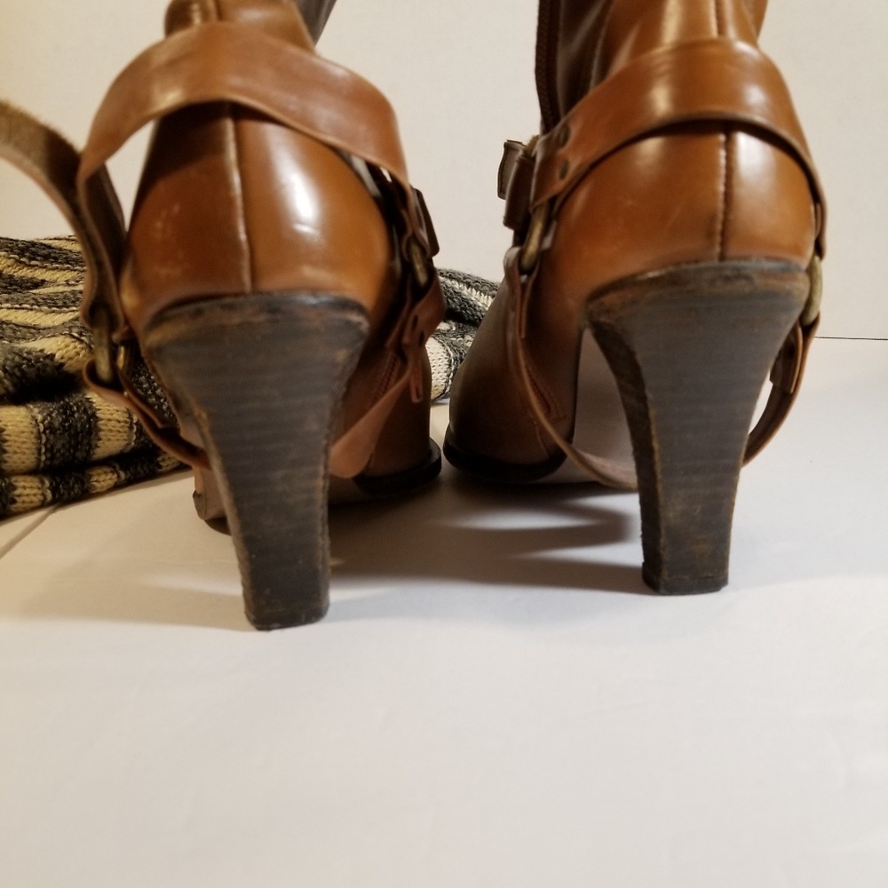 Cognac Western Boot size 7 - Picture 2 of 8